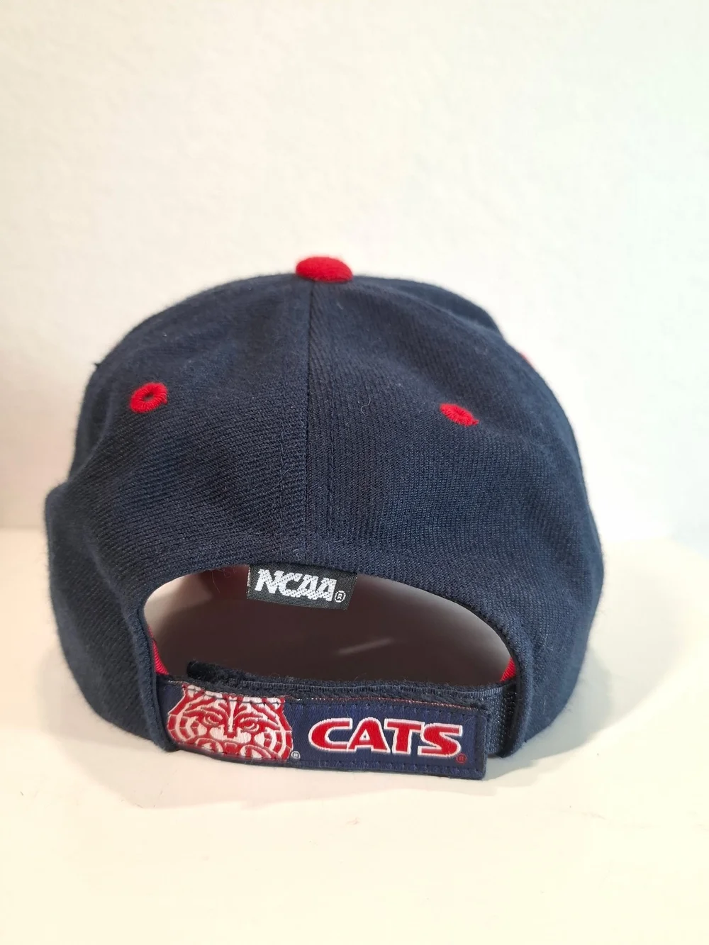 Top of the World Navy and Red Arizona A Logo Baseball Cap